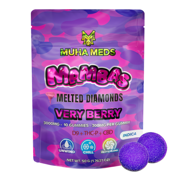 MVery Berry Gummies – soft and chewy mixed berry-flavored gummy candy in a resealable bag