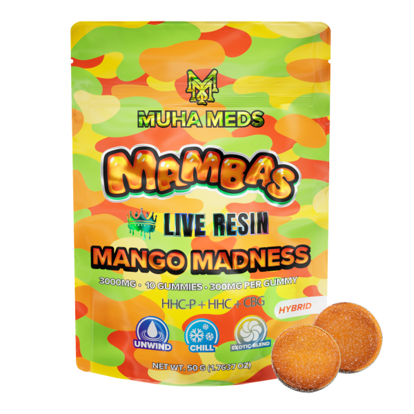Muha Meds Disposable 2 Gram Gummies product packaging