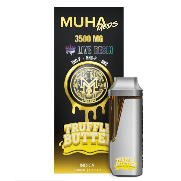 Truffle Butter Live Resin — premium rich earthy full-spectrum cannabis concentrate in sealed glass jar